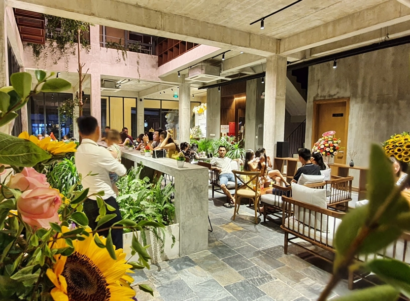 Cagina boutique hostel & coffee– kết hợp không gian xanh và thiết kế hiện đại