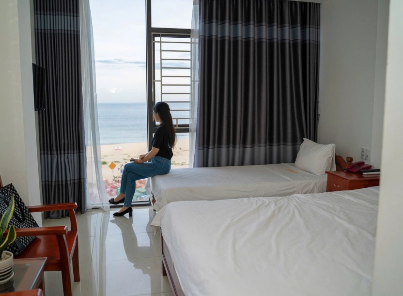 Khách sạn Gia Nguyễn – ngắm nhìn bình minh biển mỗi sáng thức dậy