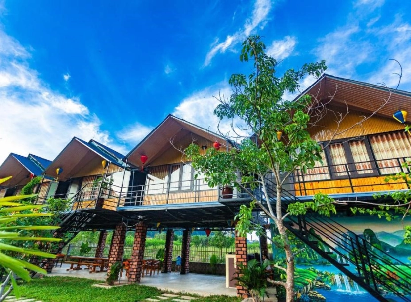 Phong Nha Bolero Bungalow – Tận hưởng không gian xanh mát hòa mình vào thiên nhiên