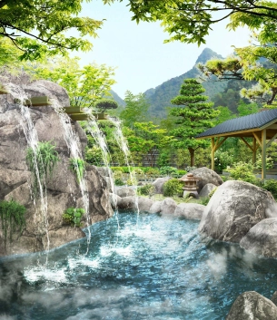 Suối nước nóng Bang Osen - Lạc vào chốn tiên cảnh