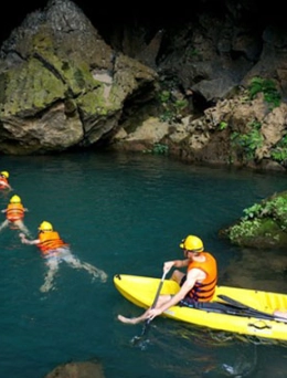 Tour hàng ngày: Động Phong Nha – Sông Chày, Hang Tối
