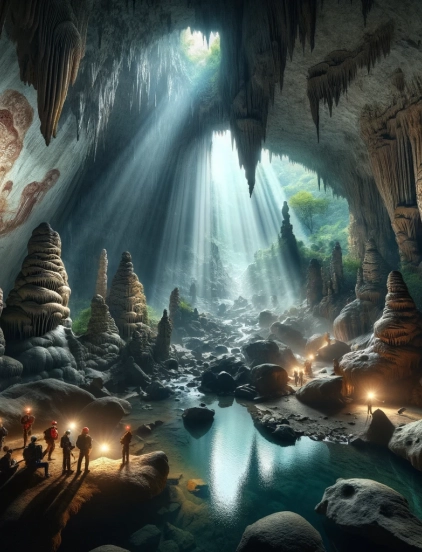 Đền thờ Thánh Mẫu Liễu Hạnh - Vũng Chùa, Đảo Yến - động Phong Nha – động Thiên Đường - Suối Nước Mọc