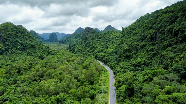 Cảnh quan núi rừng Phong Nha