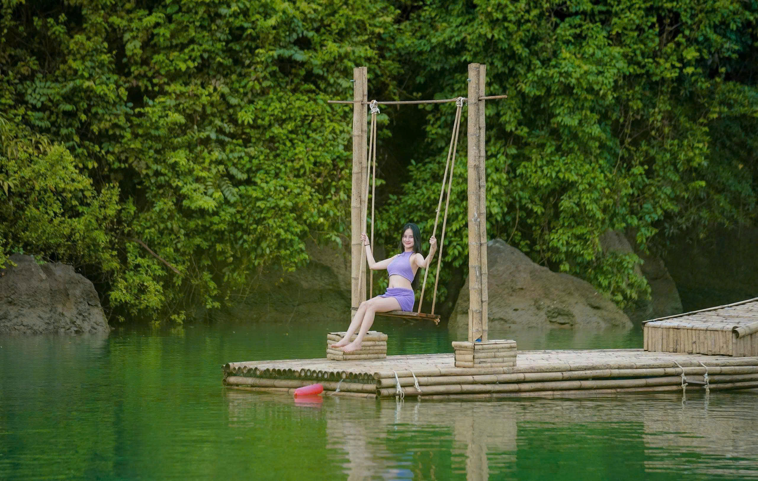 Thư giản tại Phong Nha Valley